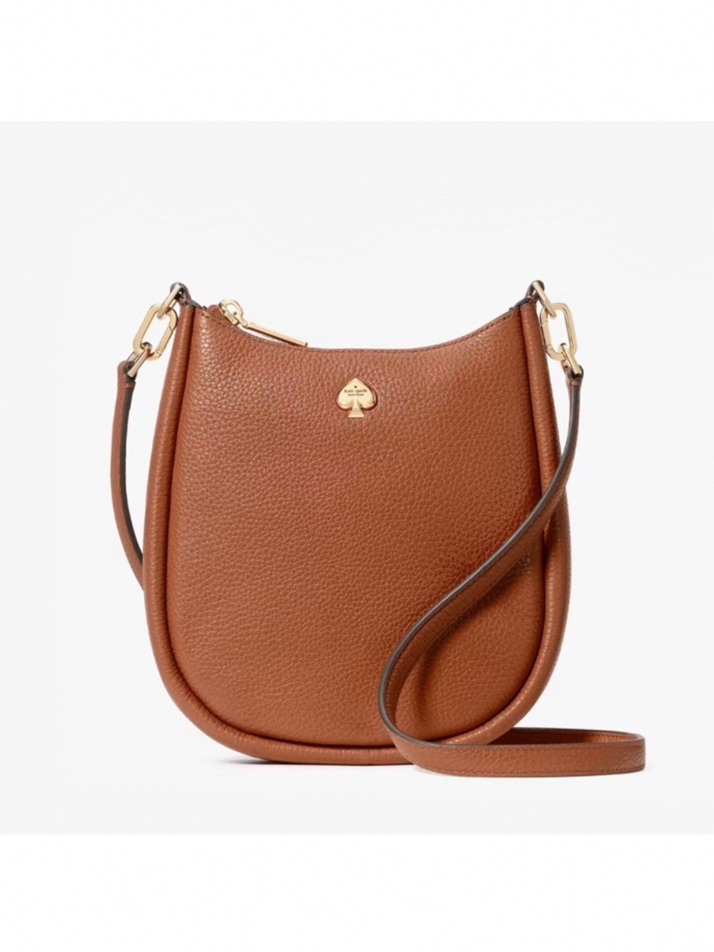 Kate Spade Kayla Swingpack Crossbody Bag, Warm Gingerbread Brown NEW NWT